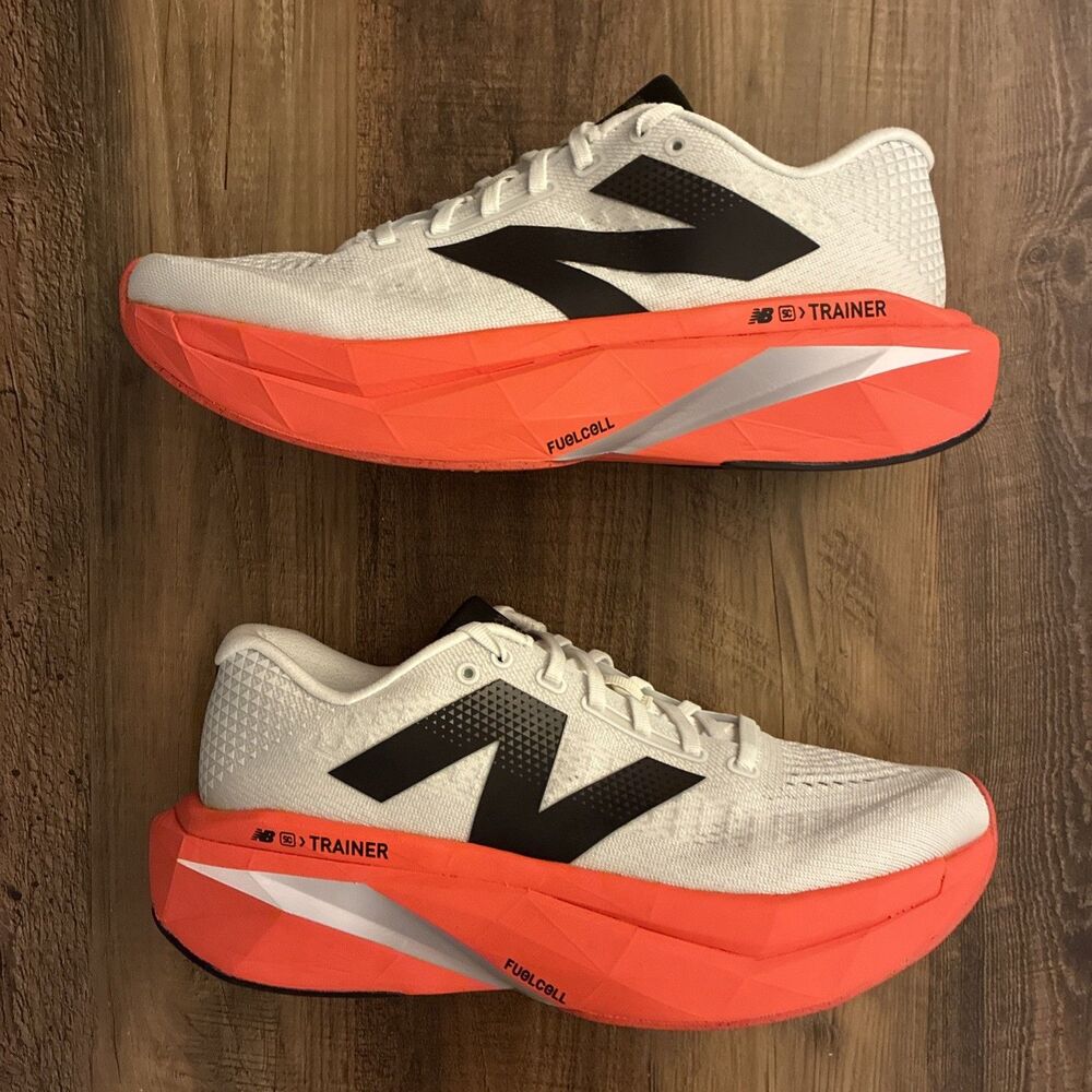 New Balance FuelCell SuperComp Trainer V3 Red White Men Size 10.5 MRCXY4